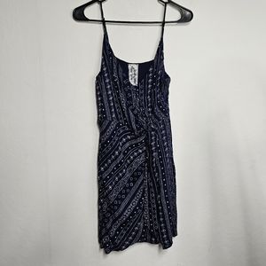 Sadie & Sage navy striped minidress women's medium